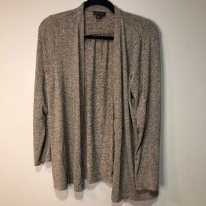 J. Jill Wearever Collection Marled Open Front Cardigan Kimono Sweater Women's